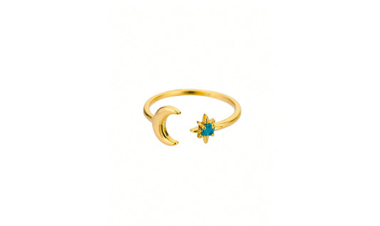 Moon Star Ring